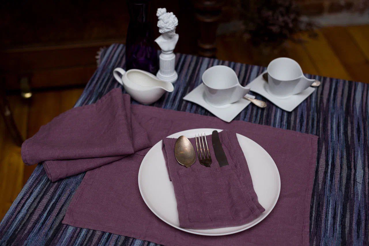 Салфетки из льна — не просто текстиль. Как они создают уют за вашим столом?