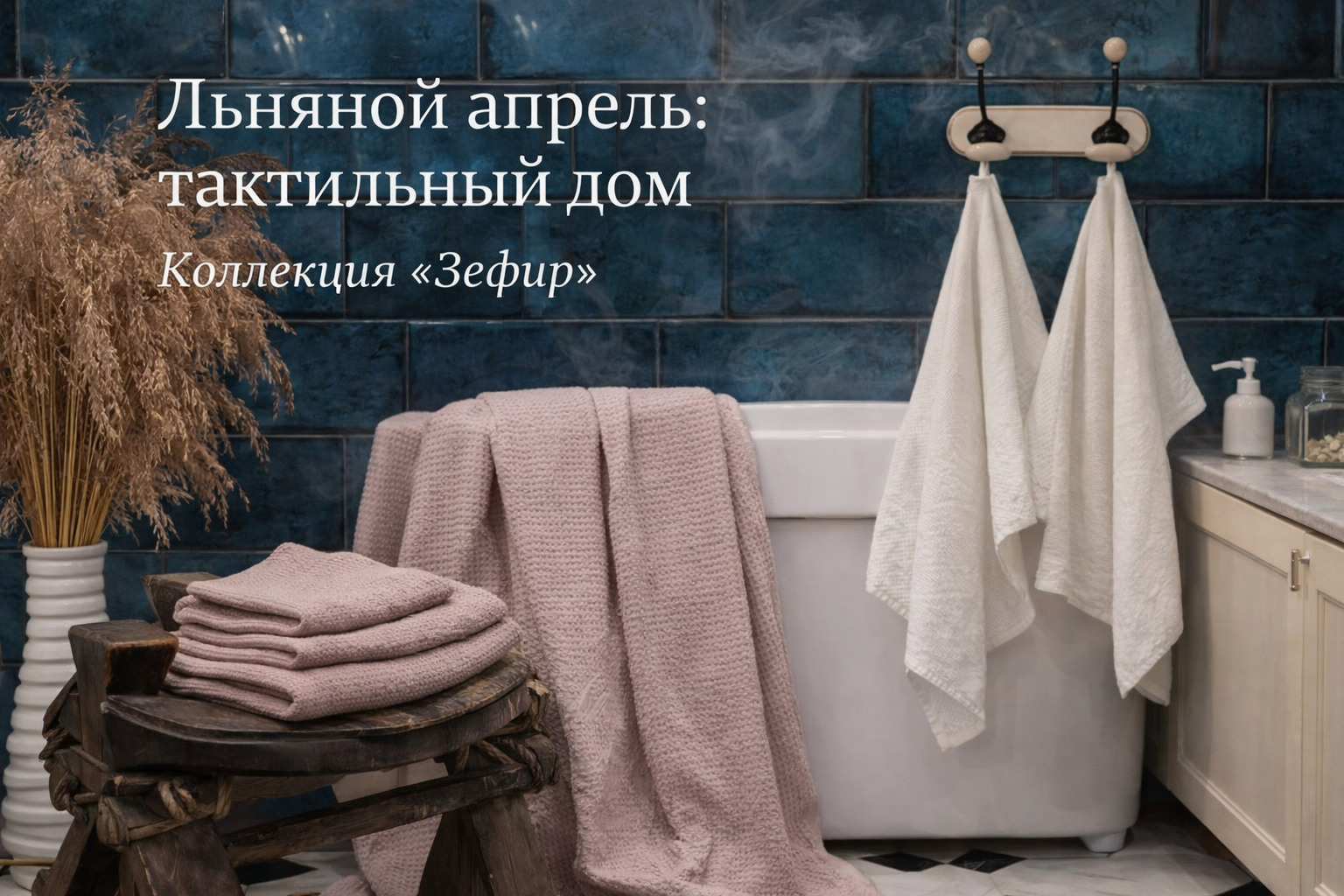 Льняной апрель: 30-дневный челлендж «Тактильный дом»