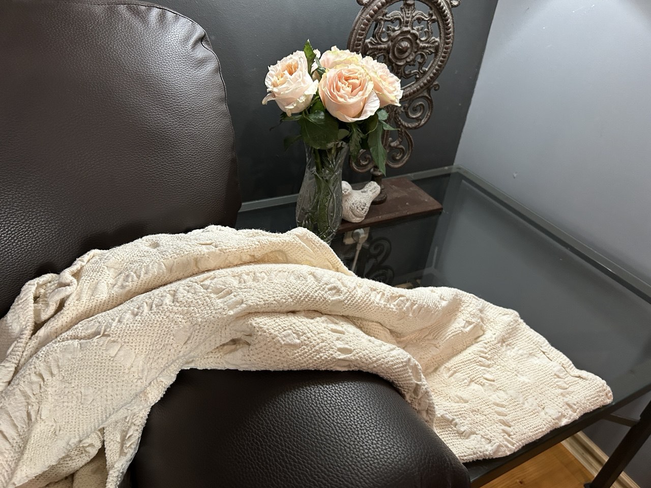 Льняной плед «Альба 1» (220×180 см)