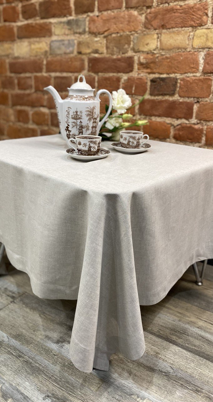 Льняная скатерть «Льняной люкс» 180×140