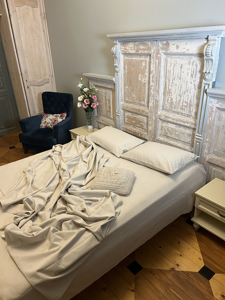 Льняной комплект постельного белья «Натуральный» (1,5-спальный)